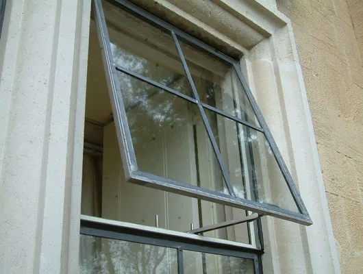 Bespoke window design in stainless steel
